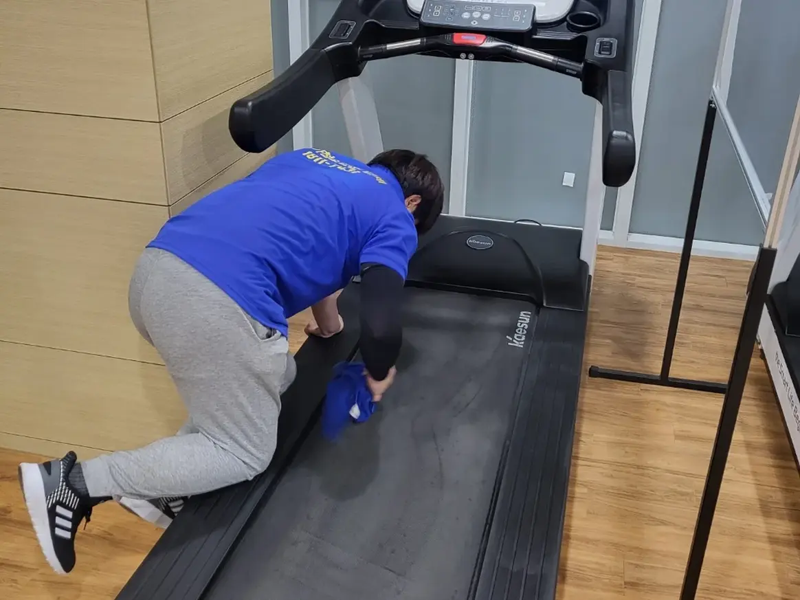포항시 남구 송도동 피트니스 라커 검사실 위생청소 사례 - 행진크린